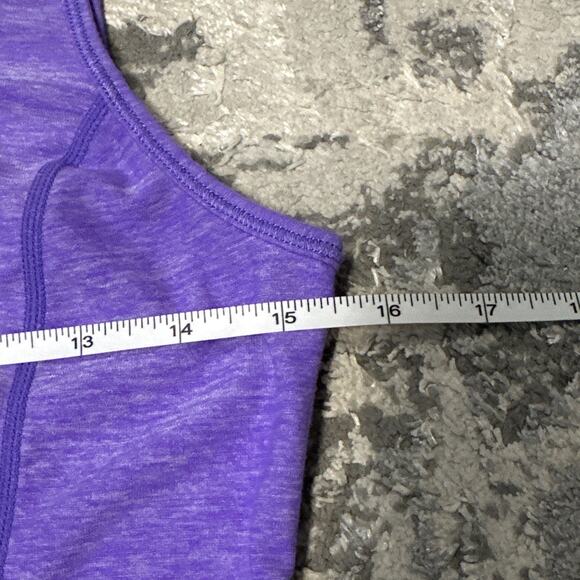 Lululemon Hustle Ruffle Back Tank Top Purple Sz 4 - Picture 5 of 6